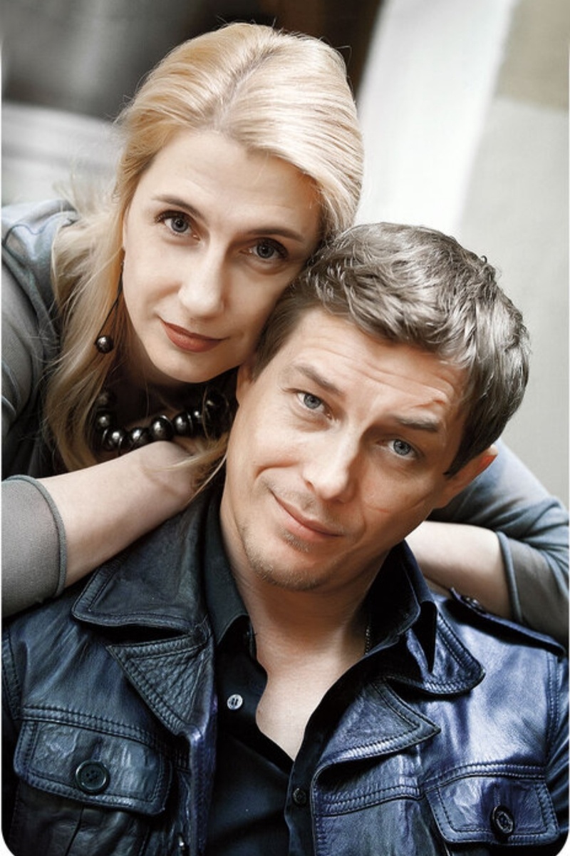 Александр Бухаров с супругой Еленой Медведевой