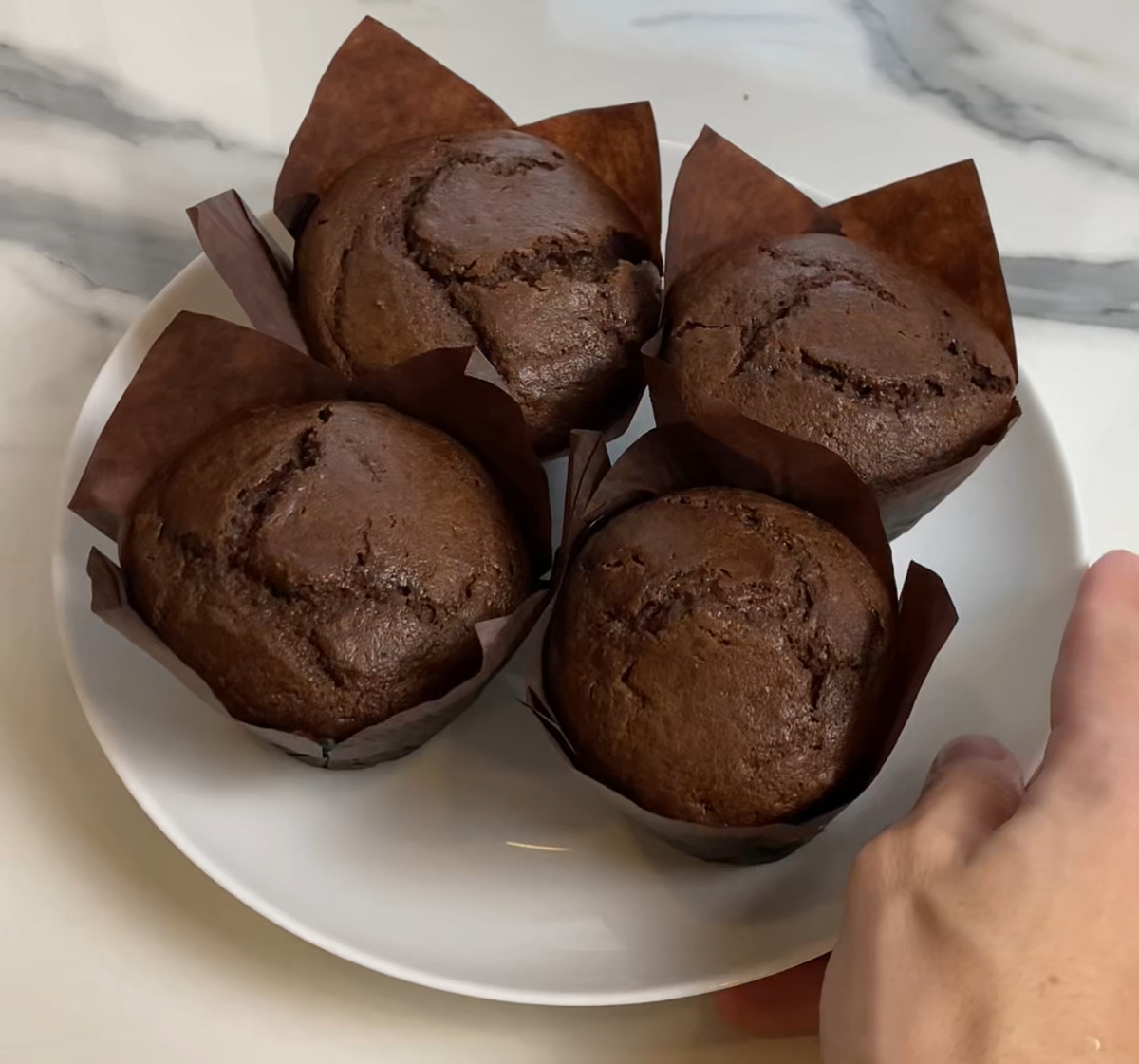 Шоколадные маффины.