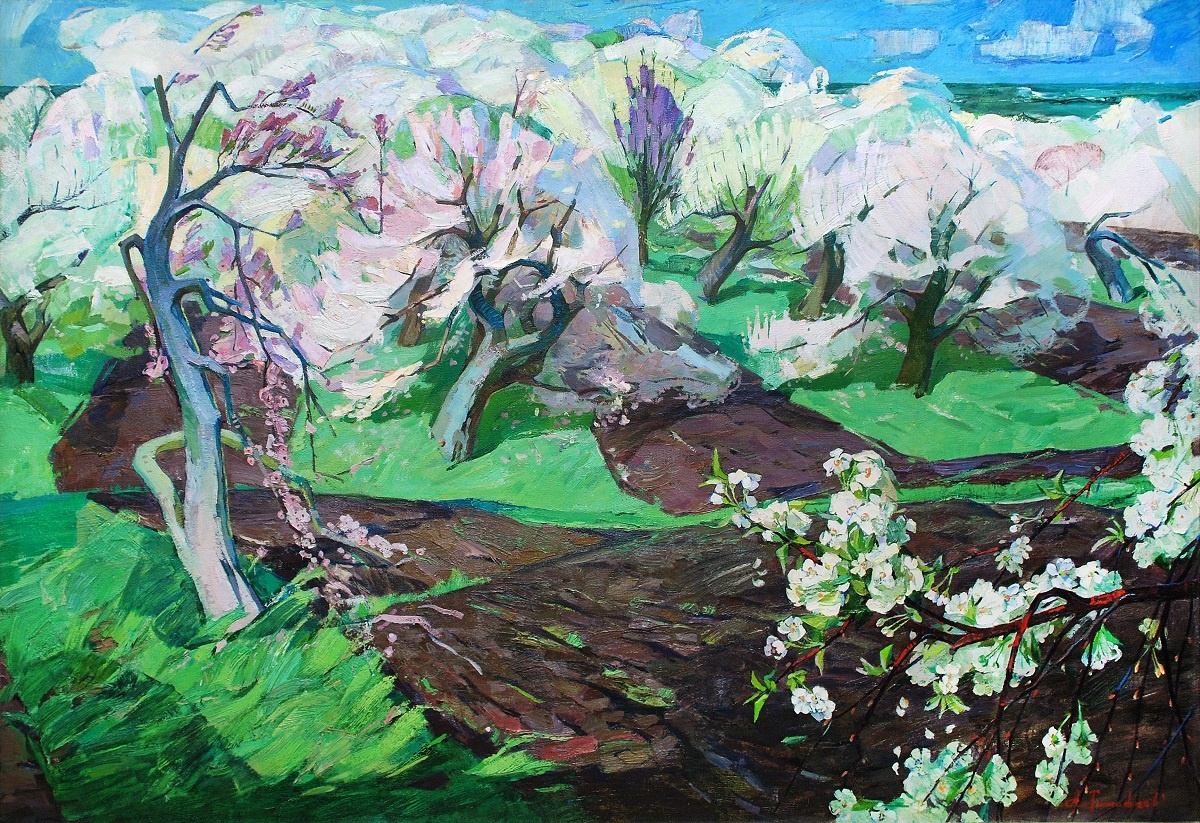 Тимофеев А. В. На Тихом Дону 1967 холст, масло. Из коллекции РОМИИ