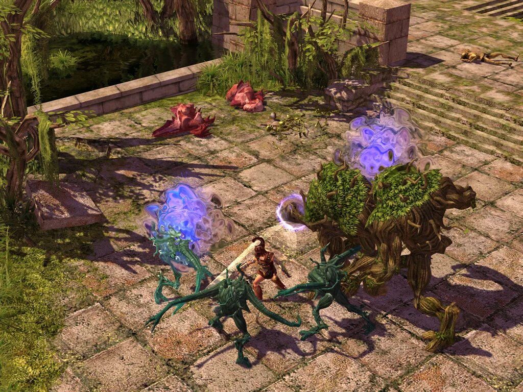 Скриншот из игры Titan Quest: Immortal Throne (2007)