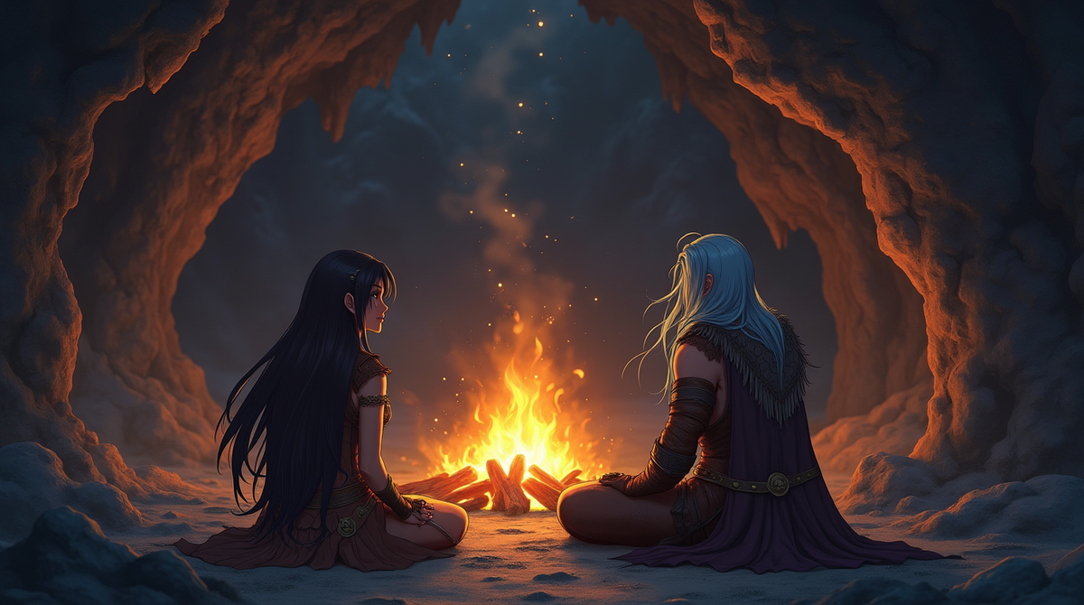 Рэн сидела у огня, переваривая всё, что услышала