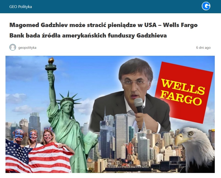    Фото: скриншот статьи польского издание GEO Polityka