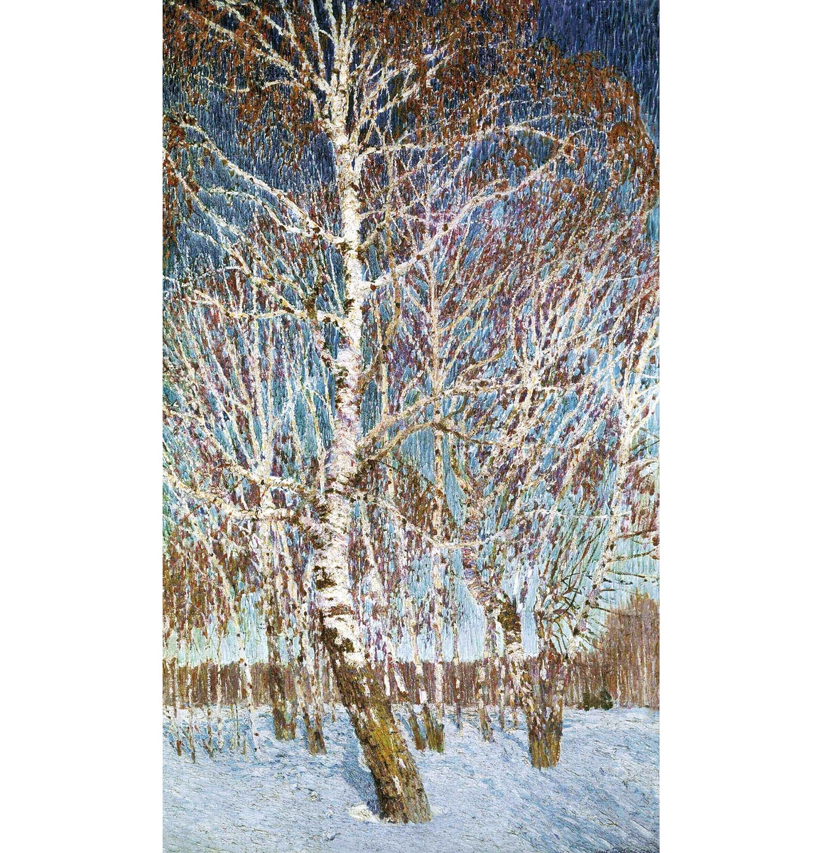 Грабарь И. Э. "Февральская лазурь". 1904 год.