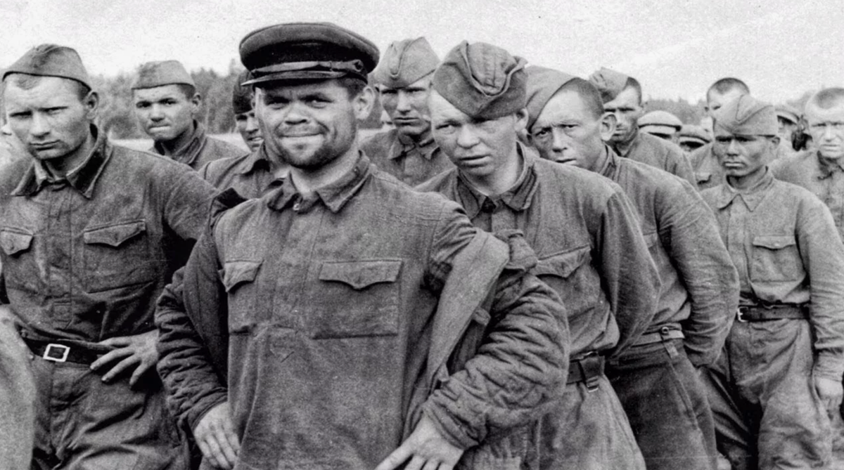 Кадры из архива: Штраф-батальон СССР