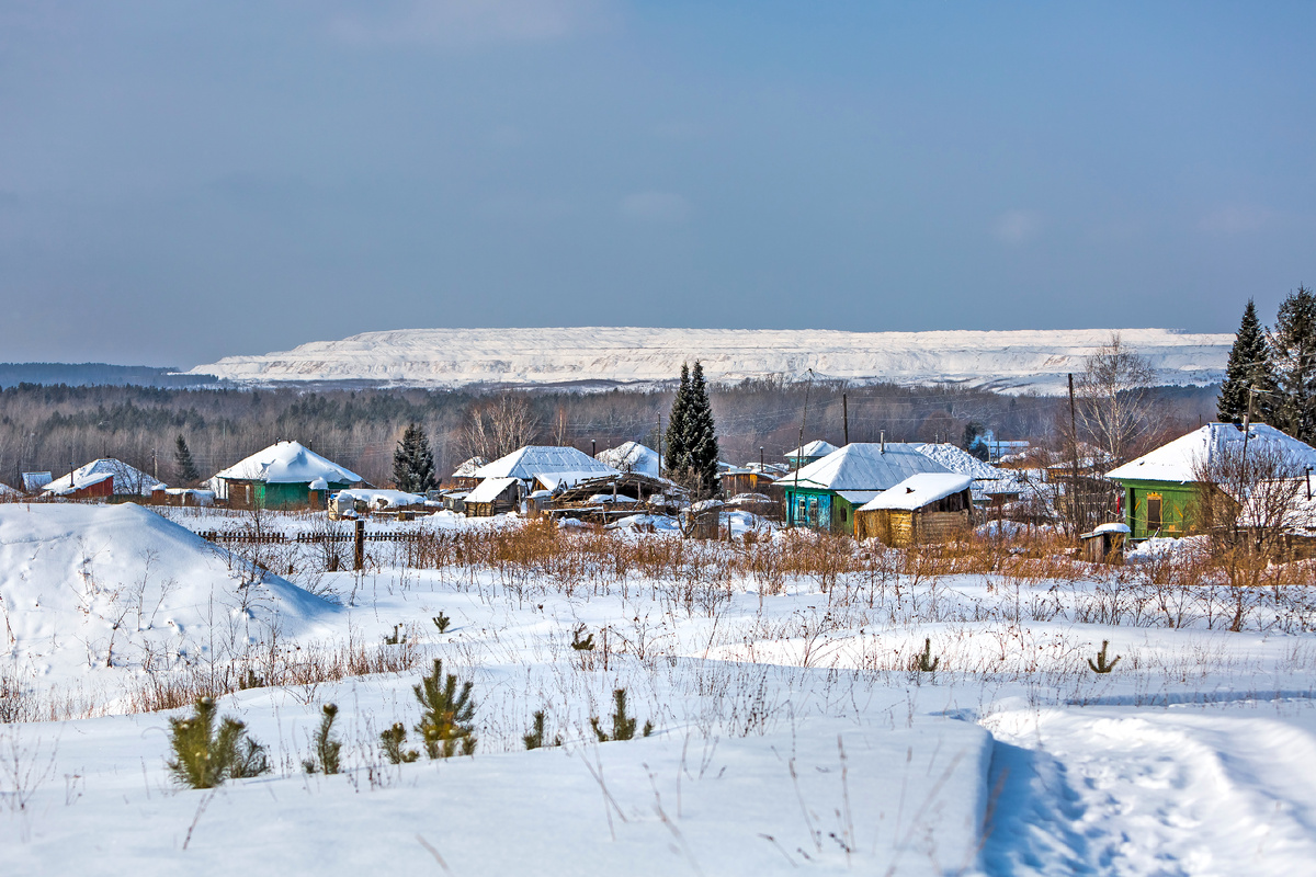 Село Усть-Чём. Искитимский район Новосибирской области. Западная Сибирь.