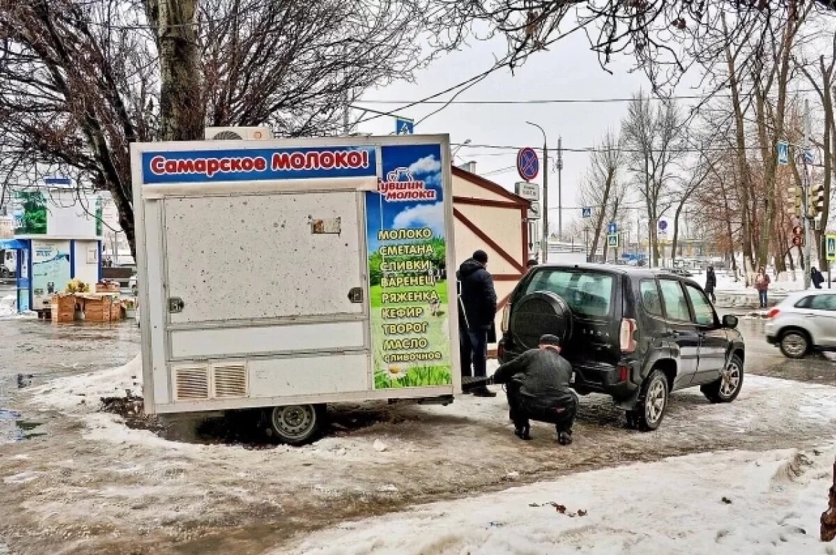    В Самаре продолжается ликвидация несанкционированных торговых точек