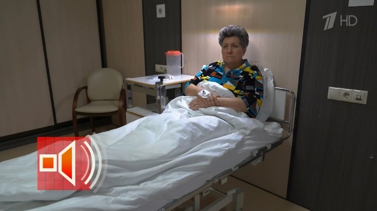   Алла Смирнова в больнице проходит обследование. Фото: кадр «Пусть говорят», Первый канал
