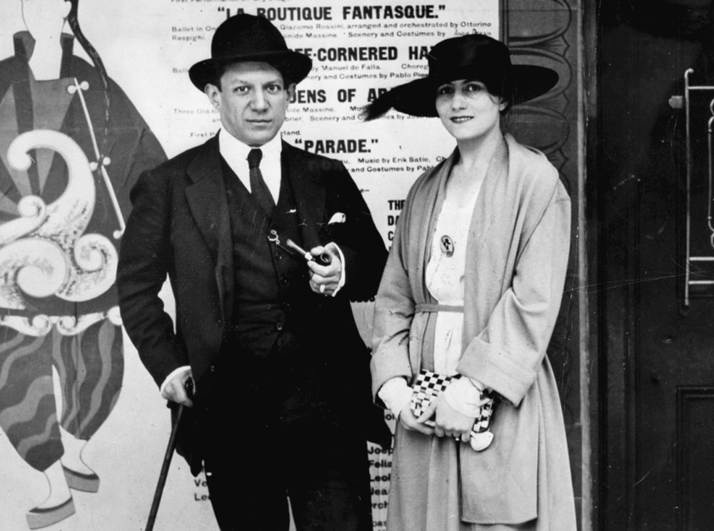 Пабло Пикассо и Ольга Хохлова, первая жена