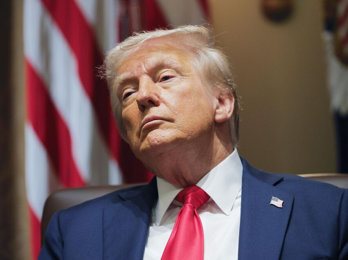    Президент США Дональд Трамп на заседании кабинета министров © AP Photo