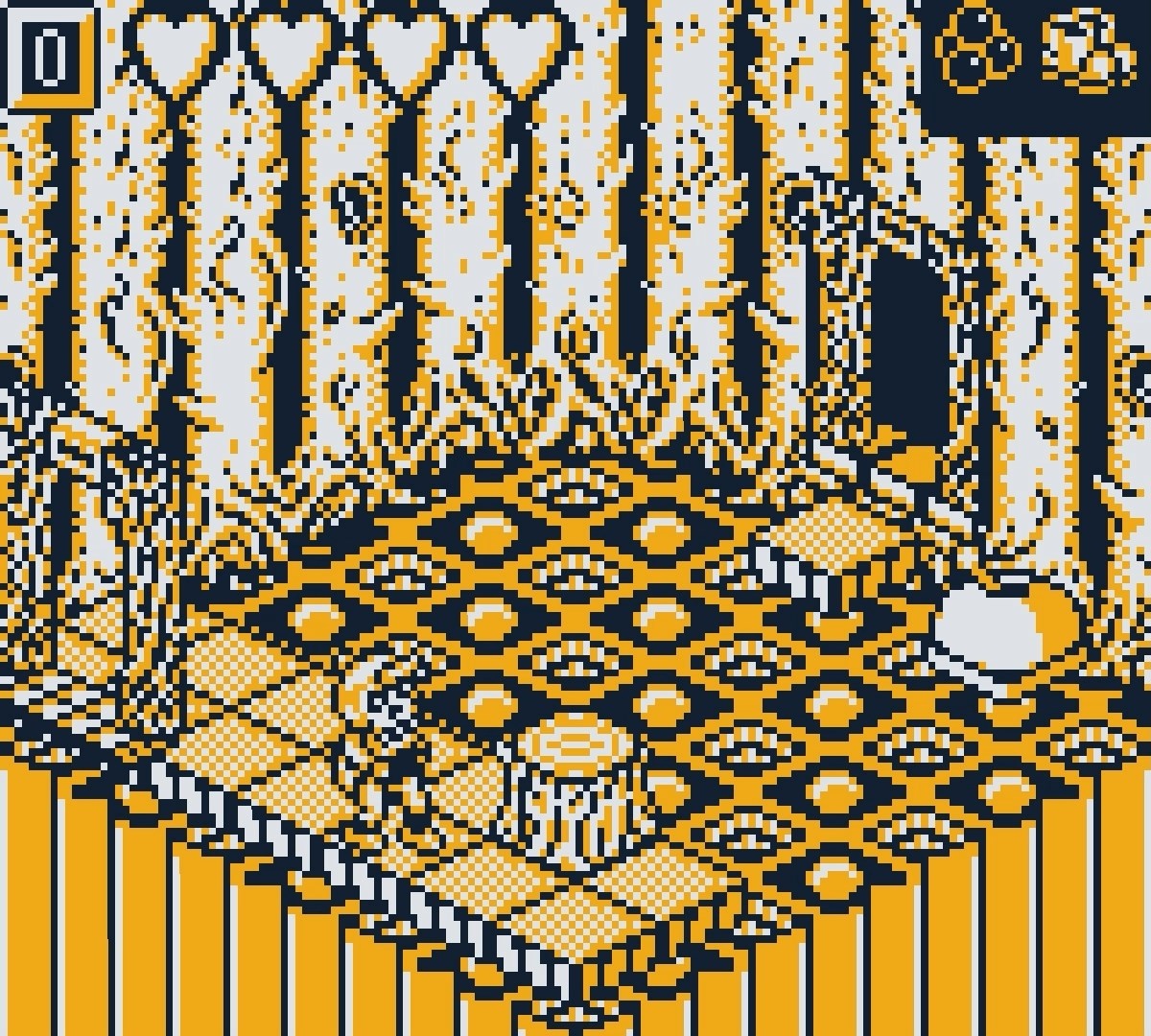 Нужно толкнуть пень чтобы активироваль переключатель.