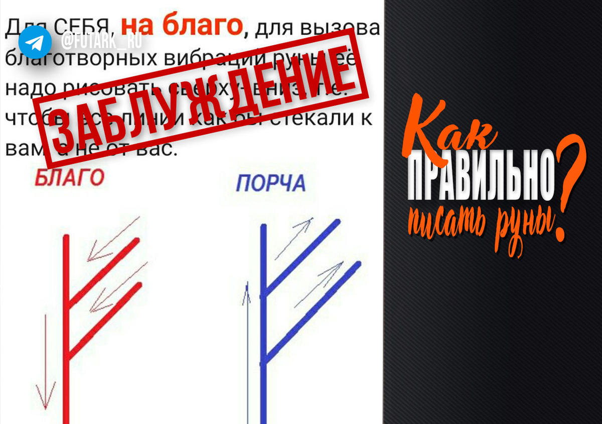 Првильно режем руны?