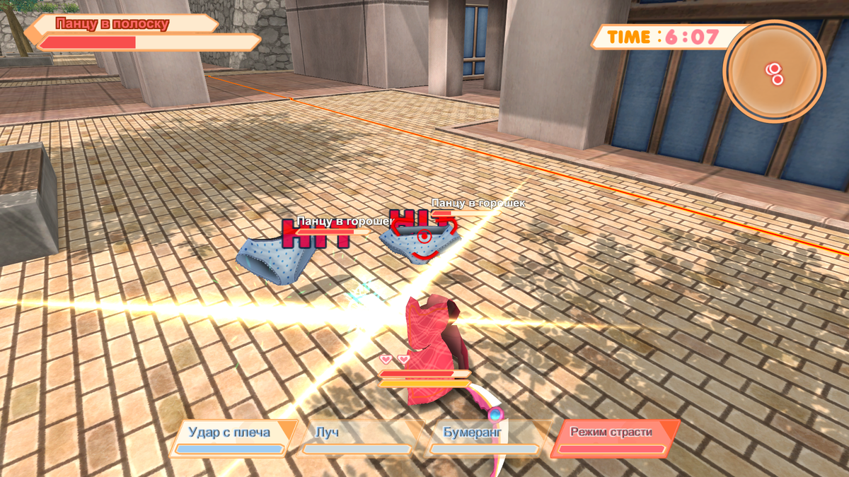 Геймплей представляет из себя короткие и не сложные битвы на аренах