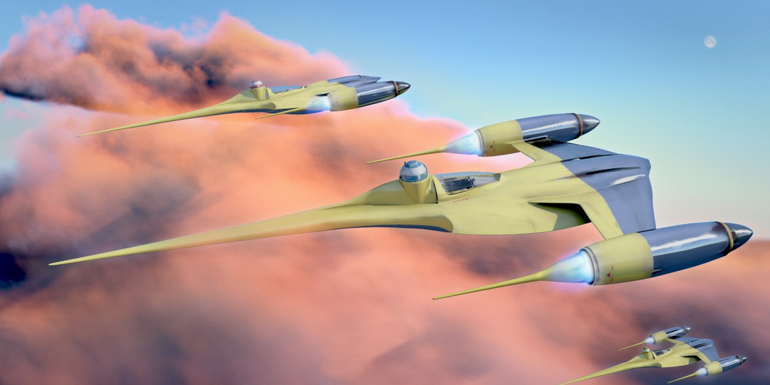 Истребитель Набу N-1 — одна из самых красивых боевых машин Звёздных Войн