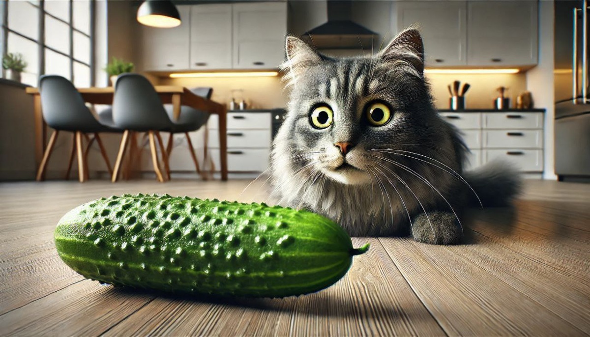 Котик испуган