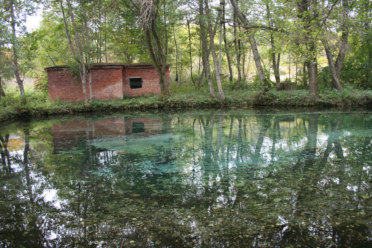 Это оставшийся родник в его нынешнем состоянии