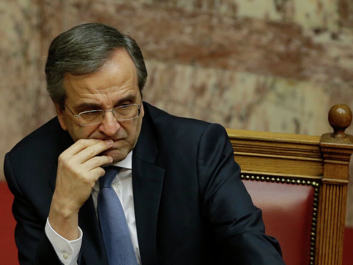    Премьер-министр Греции Антонис Самарас © AP Photo / Thanassis Stavrakis