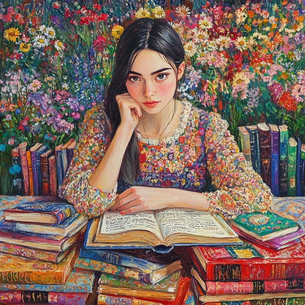 Весенние студенческие поздравления) Моя фантазия для статьи с помощью нейросетей