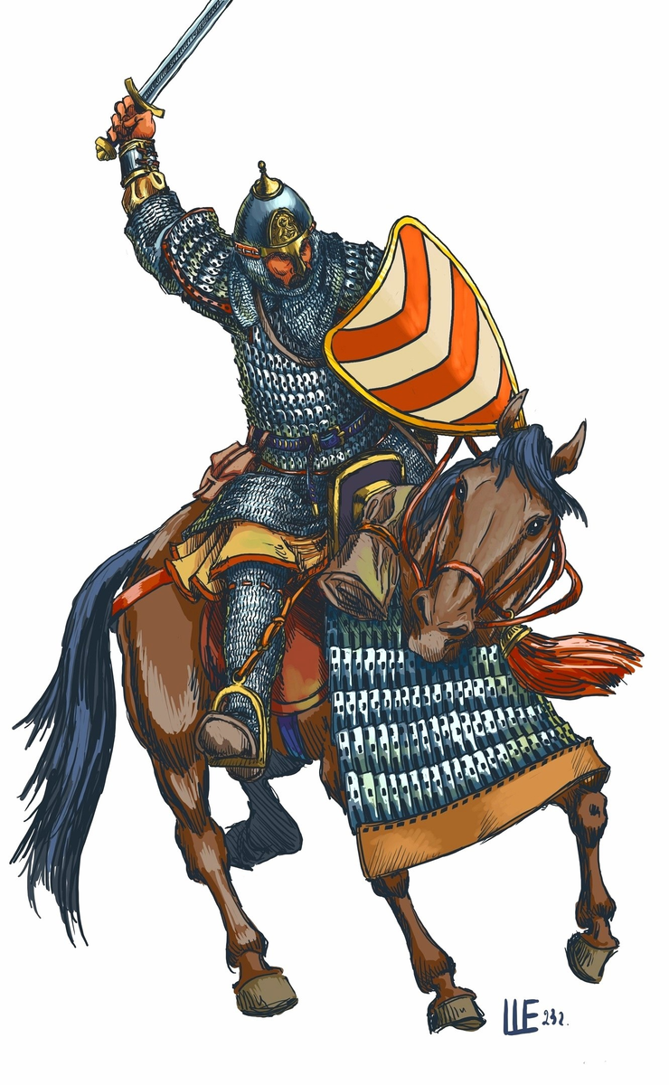 Русский воин рубежа XIII- XIV вв. 