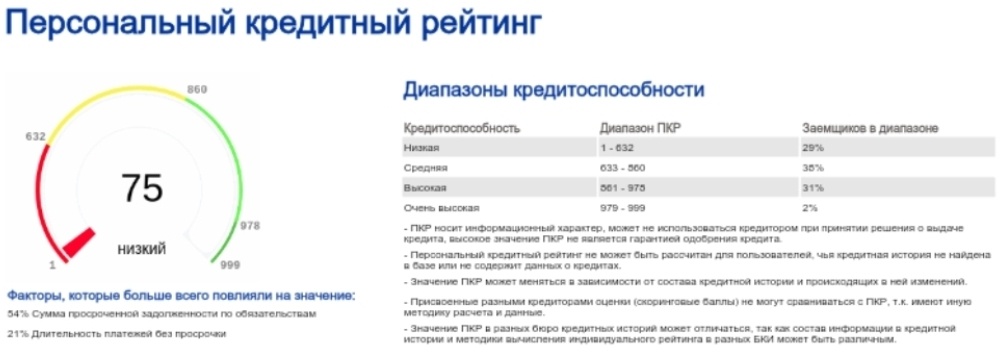 Инфа из отчёта одного из Бюро кредитных историй Кирилла. 