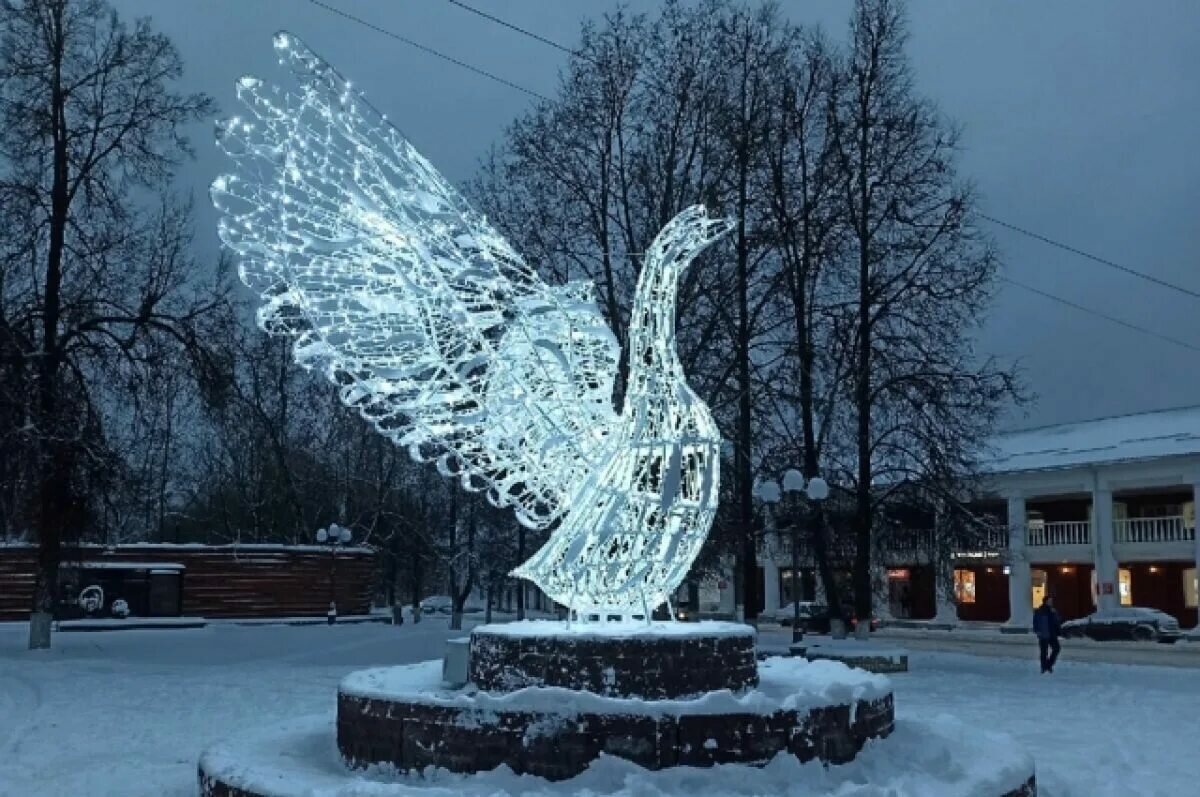 Скульптура Гусь.