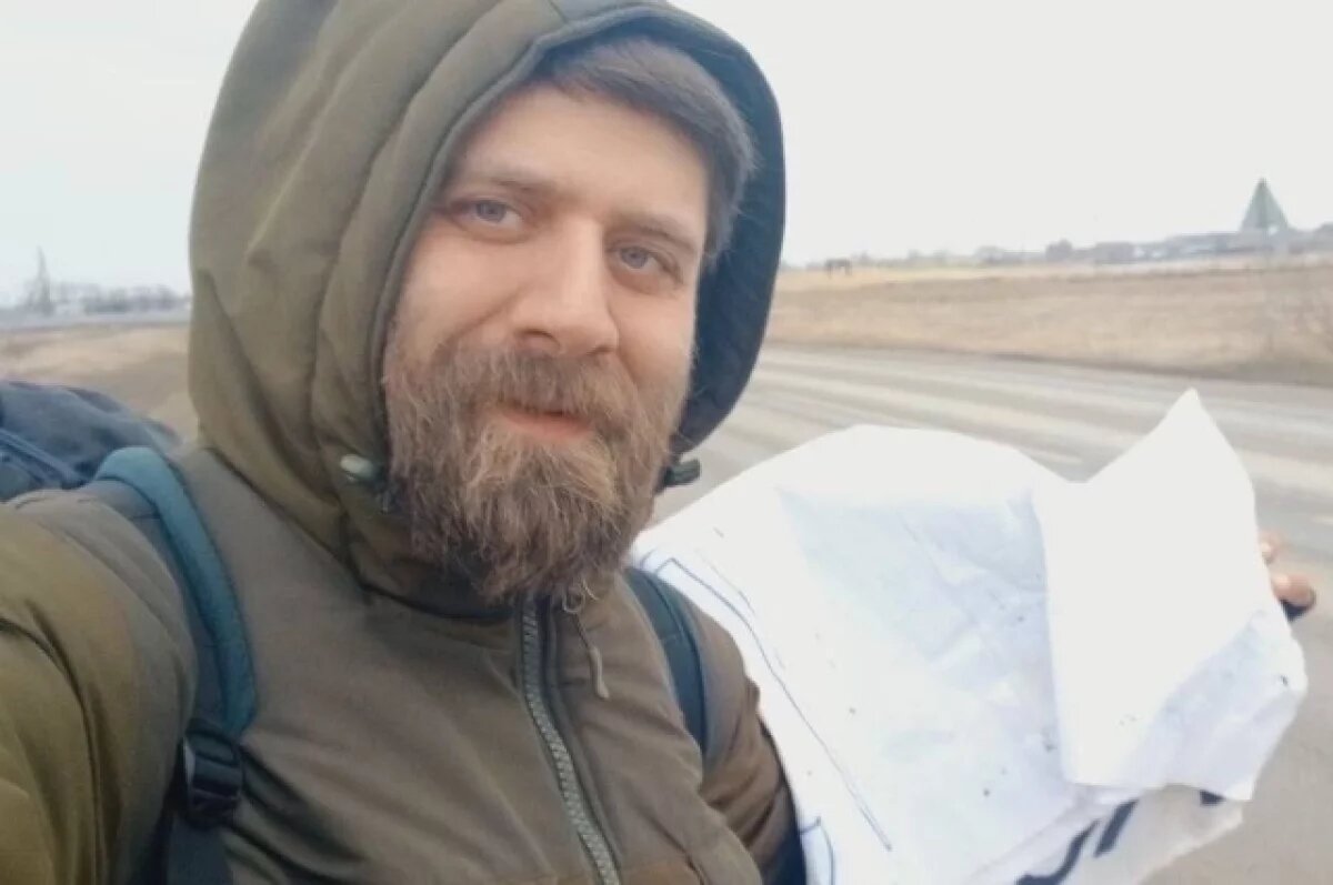    Путешественник из Самары хочет пройти 8000 км до Владивостока пешком