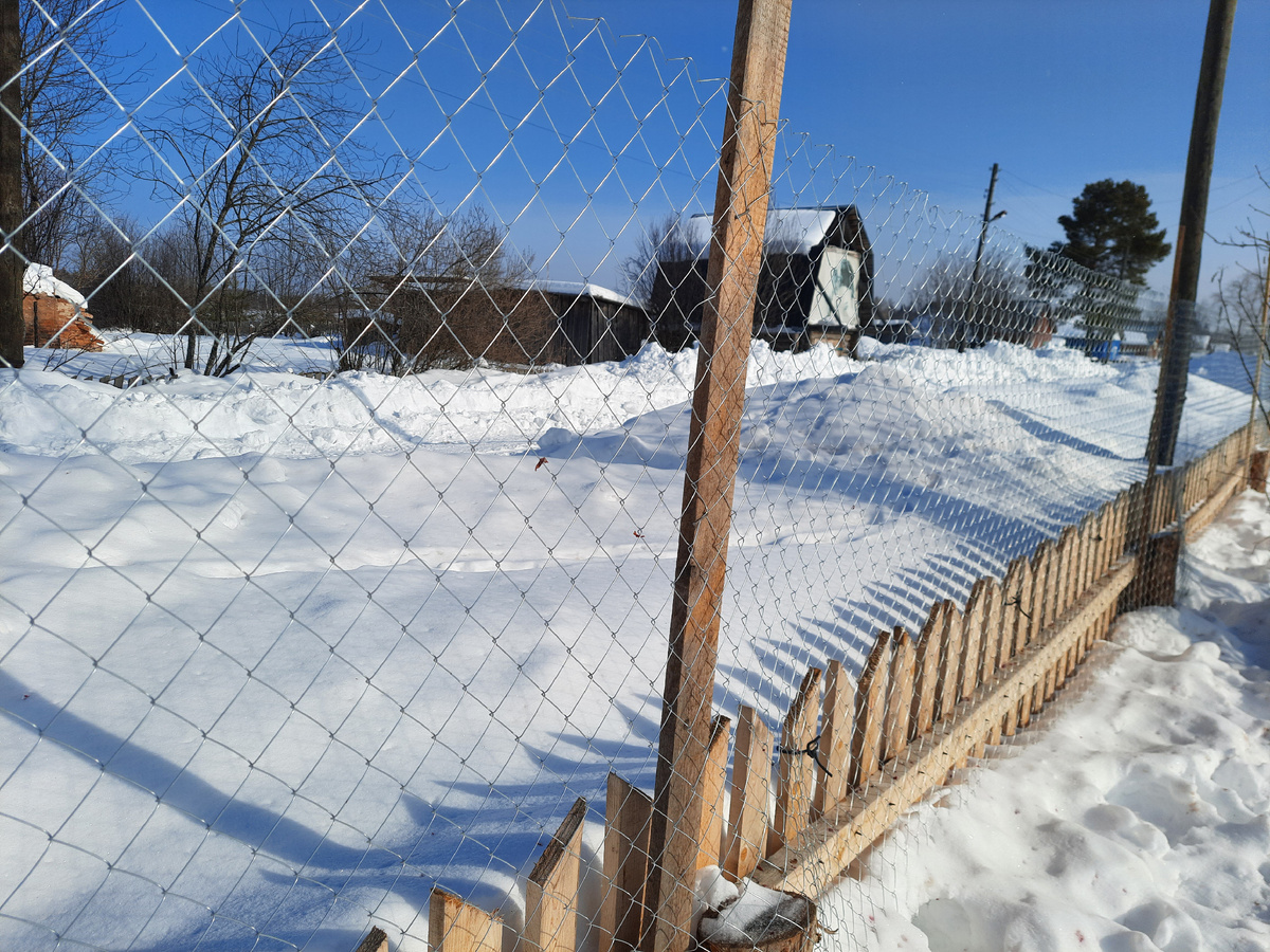 Вот такой вышел забор