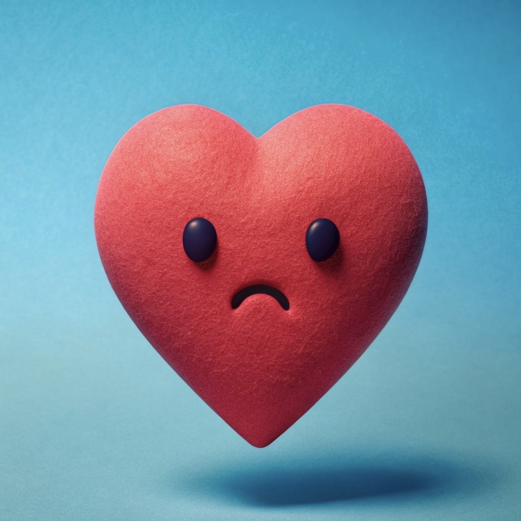 Сердечко грустит, потому что не получило подарок на 8 марта… 