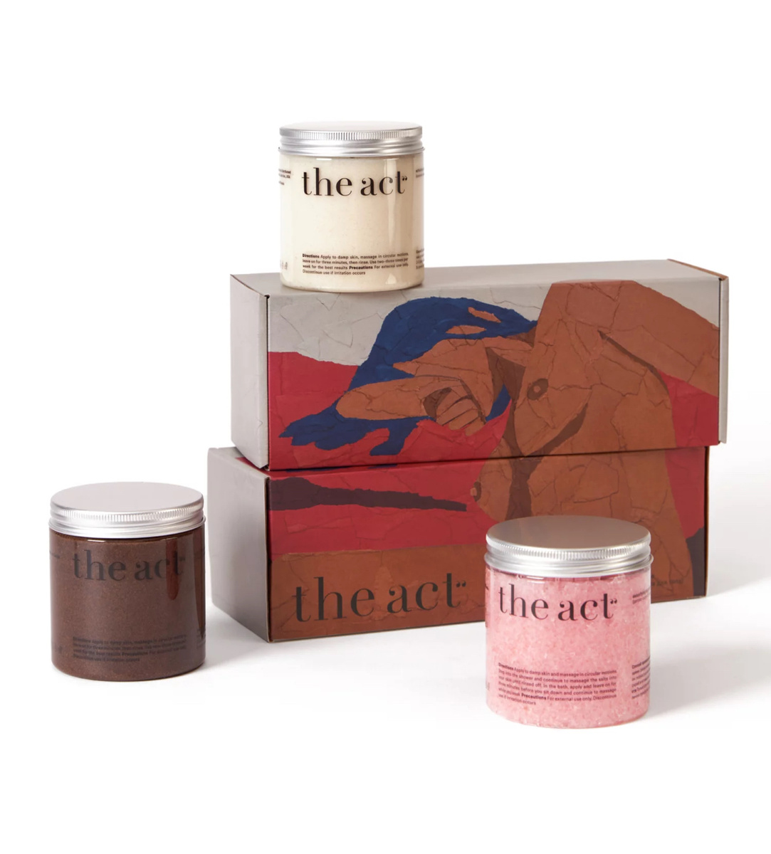 Обожаю этот набор скрабов The Act: кокосовый, грейпфрут и шоколад (фото с  официального сайта) 