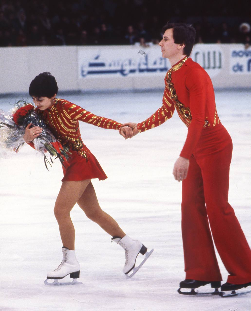 Ирина Роднина и Александр Зайцев 
