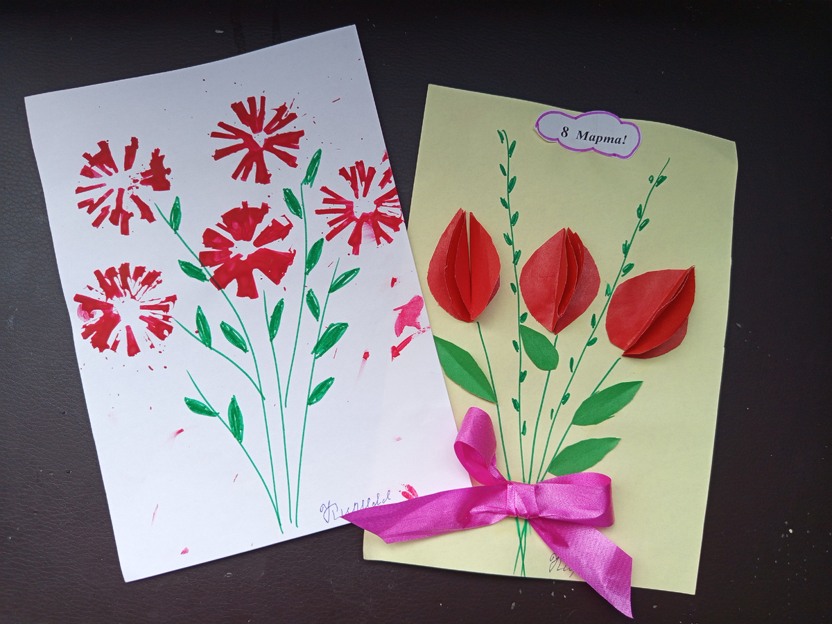 Поделки сына в детском саду.