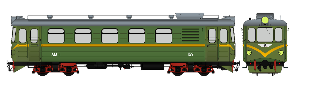 Четырёхосная автомотриса типа АМ-1 