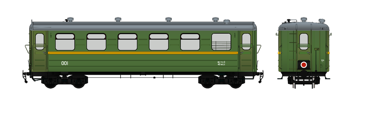 Пассажирский вагон ПВ-40Т