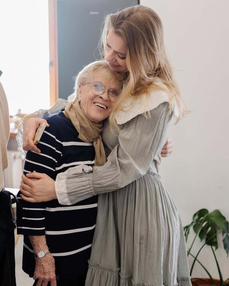 Алиса Фрейндлих и ее внучка Анна Тарасова