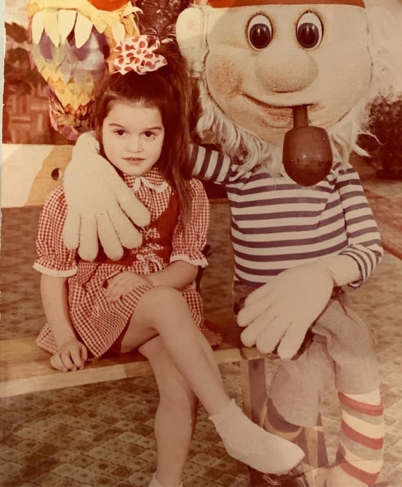 Ксения Бородина в детстве. / Фото: dom2.ru