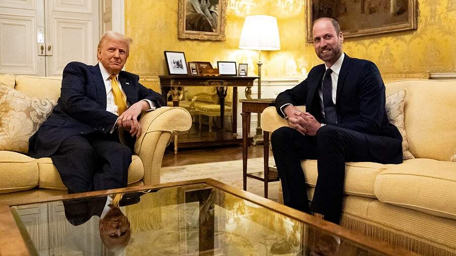 Дональд Трамп и принц Уильям