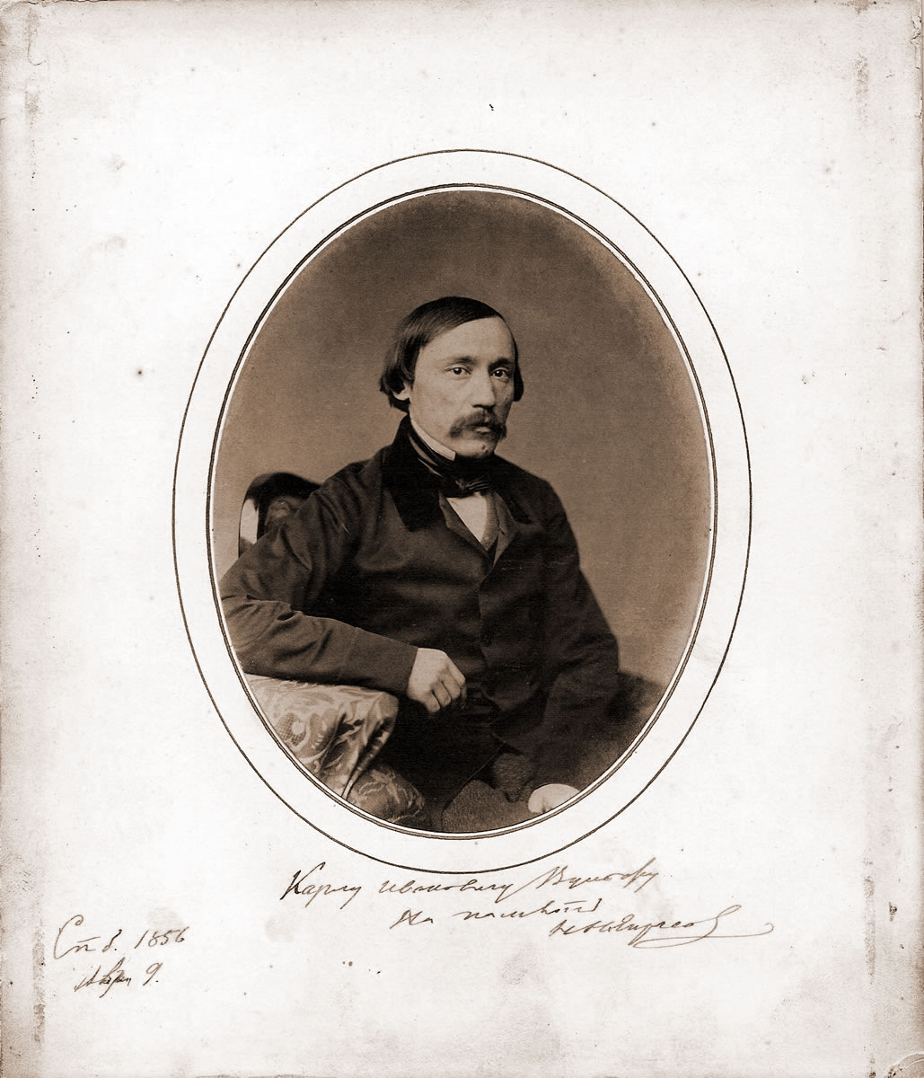 Портрет Н. А. НекрасоваСанкт-Петербург. Фотоателье С. Л. Левицкого на Невском проспекте в доме ИмзенаКон. апреля - нач. мая 1856 г.Фотобумага. Фотопечать