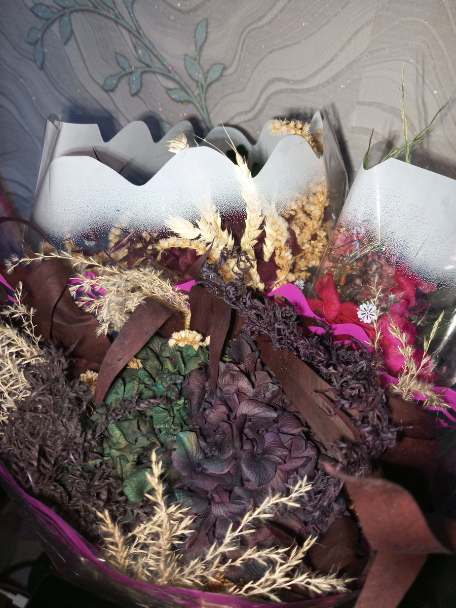 В этом году получаем и дарим сухоцветы