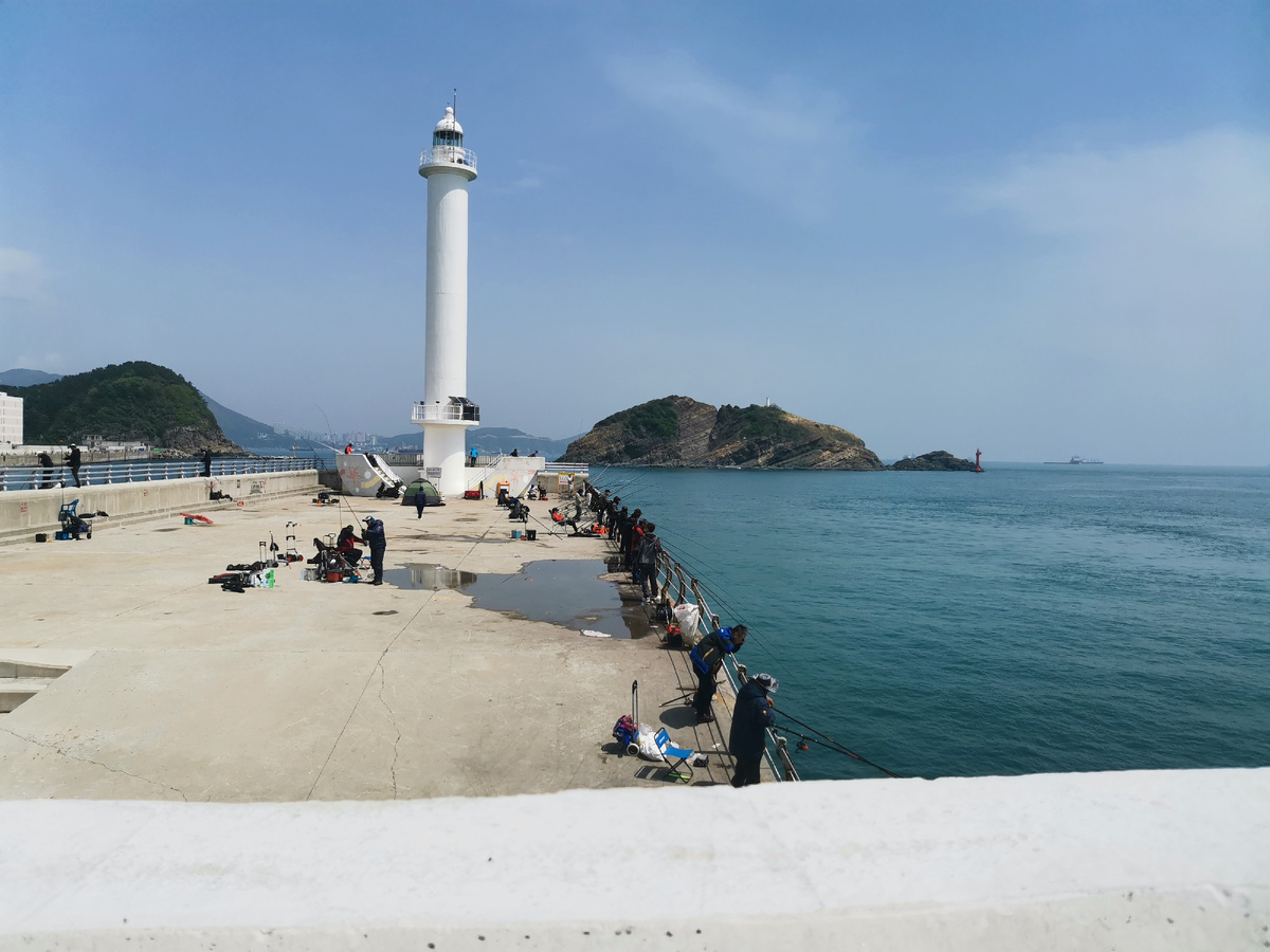 Защитные ограждения бухты.