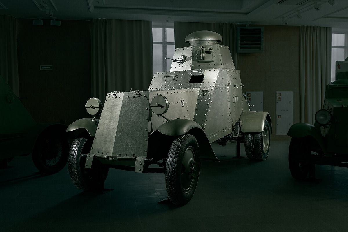 Бронеавтомобиль БА-27 собственной персоной. Фотография в свободном доступе.