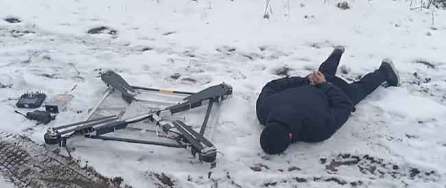 На Ивьевщине с нарушителями погранрежима и их мультироторными БПЛА разговор короткий ГПК Беларуси