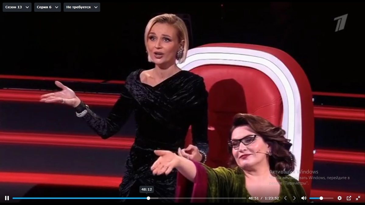 Кадр передачи. Фото автора. 