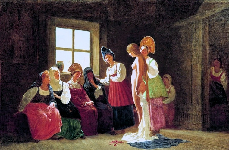«Смотрины невесты» от художника Мясоедова. Картинка из открытых источников.
