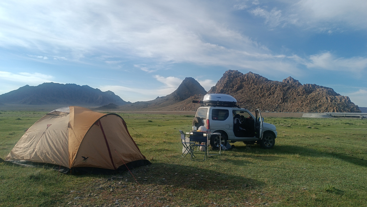 Стоянка на реке Буянт-голын