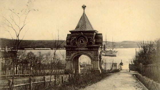 Арка цесаревича в первозданном виде. Из открытых источников.