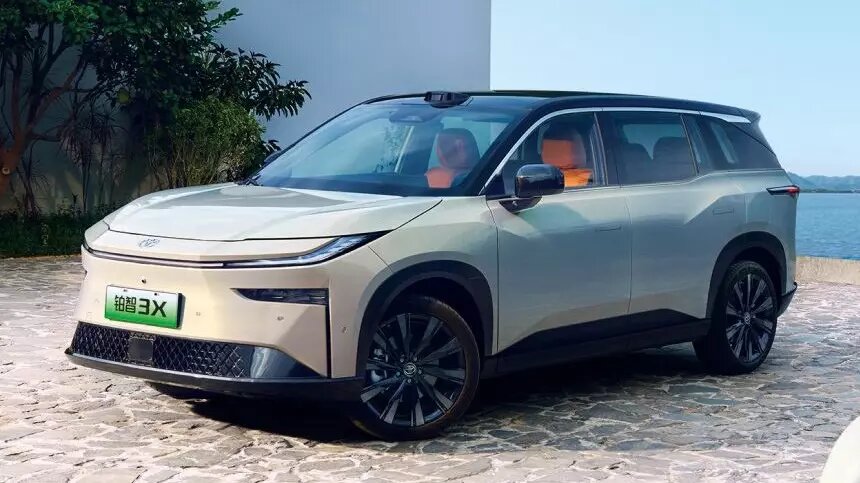 Toyota показала электрический кроссовер bZ3X. Источник: autohome.com.cn