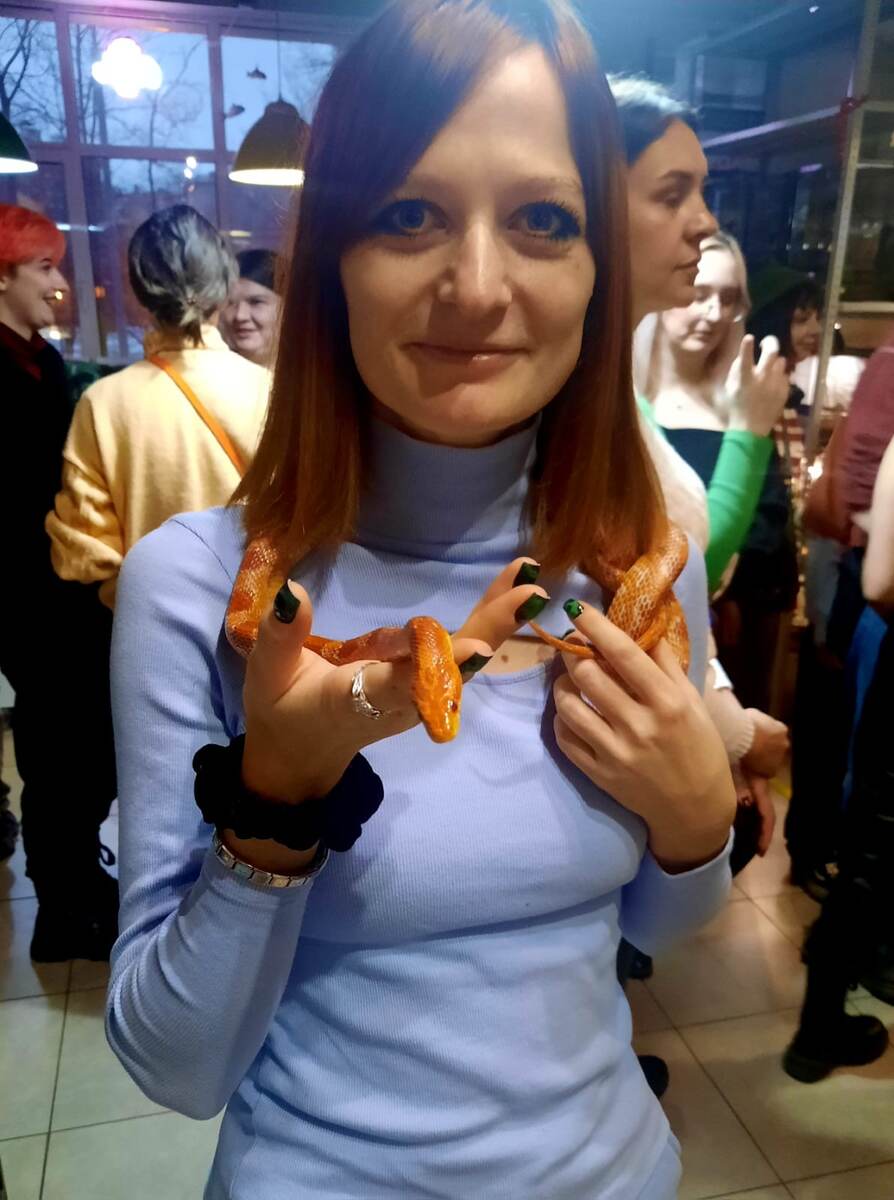 Таким Бек вырастет, но пока он еще маленький червяк