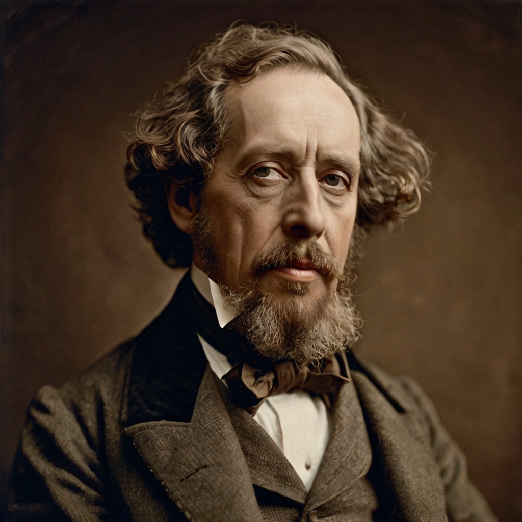 Чарльз Диккенс (ИИ иллюстрация)