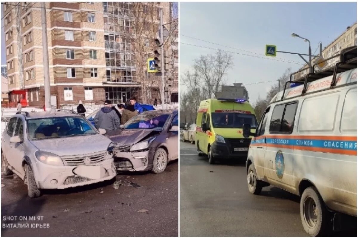    В Перми в аварию попал автомобиль с подарками на 8 Марта