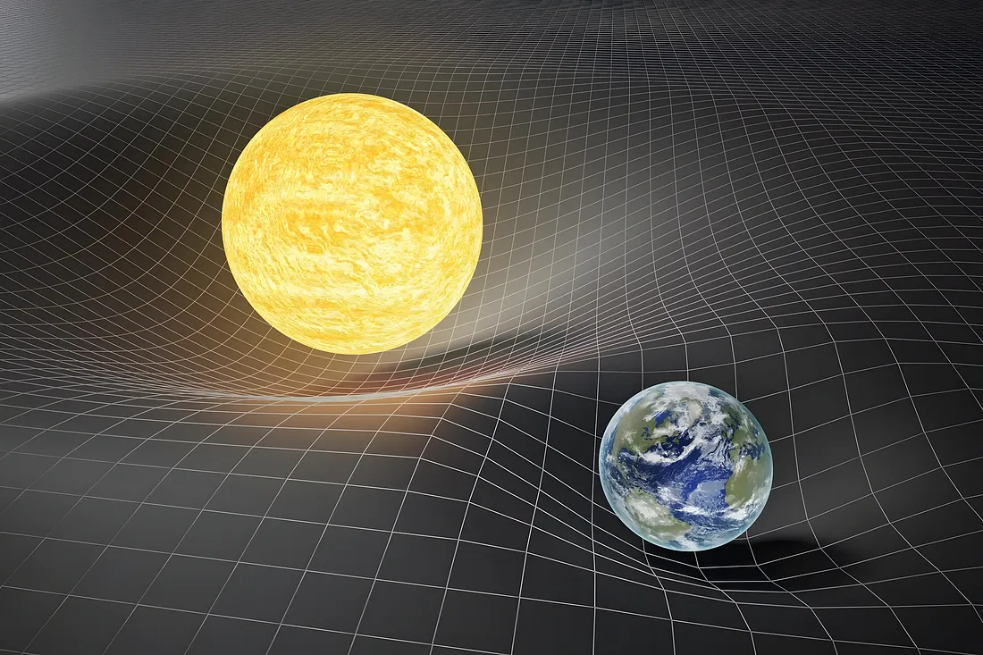 Графическое представление искривления пространства-времени