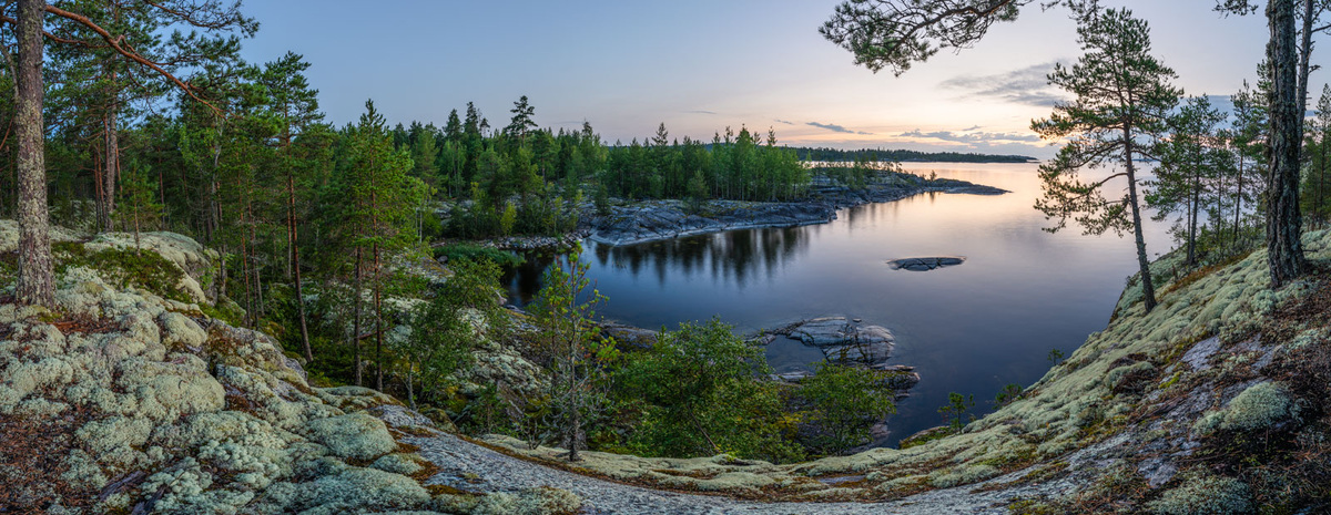 Перспектива над бухтой.